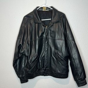 Nike | Jackets & Coats | Rare Nike Flight Jordan Leather Bomber 